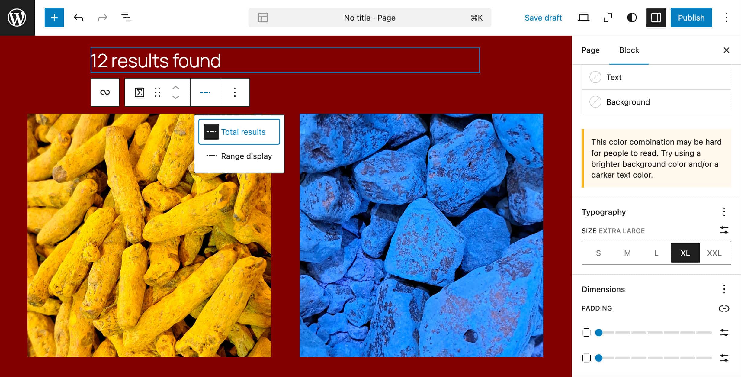 The new Query Total block in WordPress 6.8