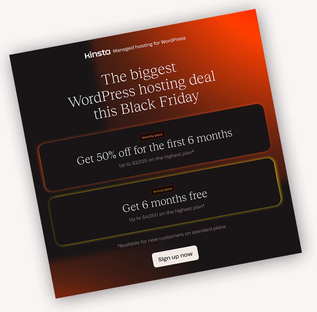 Exemplo dos banners promocionais de Black Friday disponíveis para afiliados.