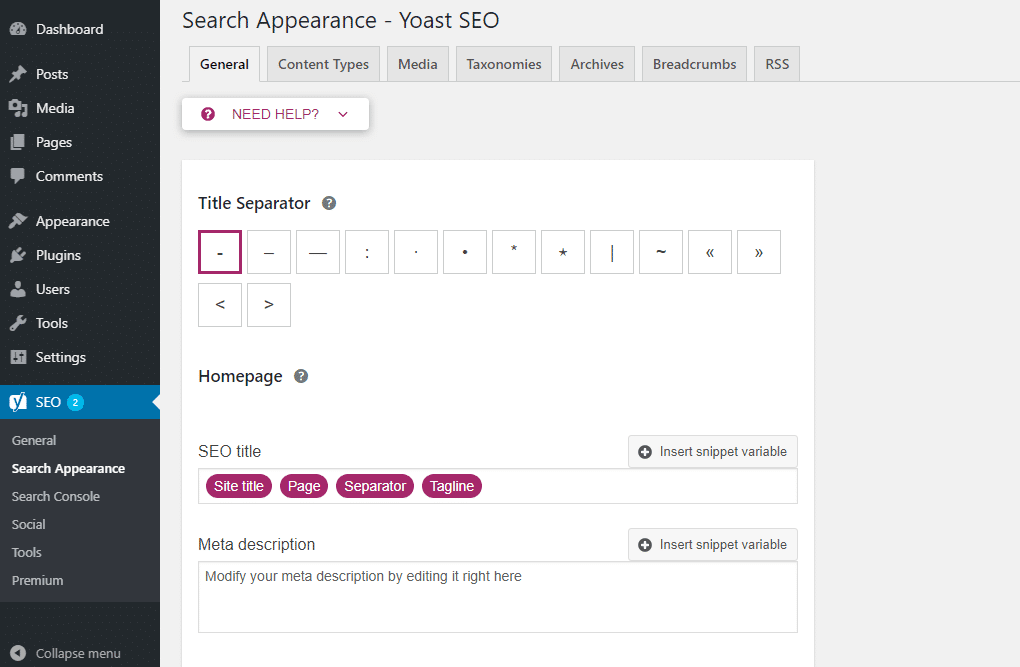 Yoast SEOプラグイン